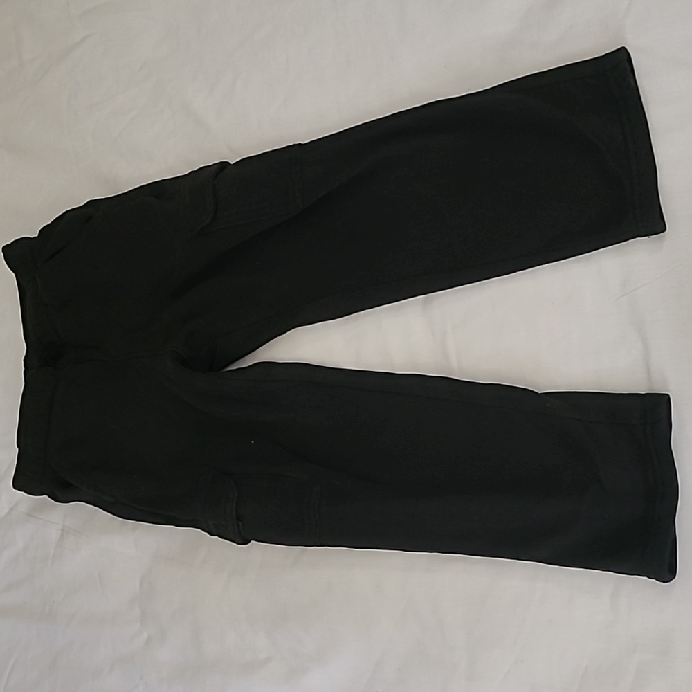 💥5/$25 Jumping Bean Boys Size 4 Black Cargo Softest Sweatpants